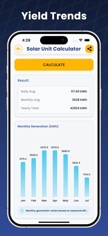 PV Calculator. Screenshot 3 of 5