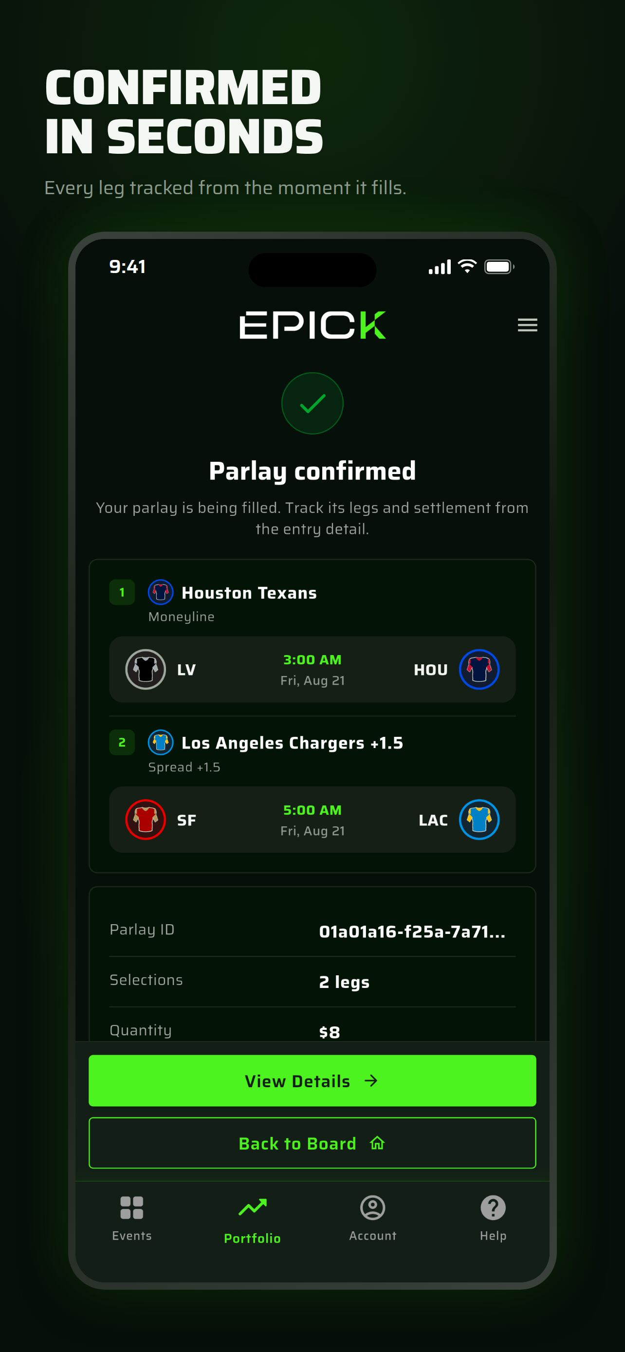 EPICK - Skill Based Sports App screenshot 5