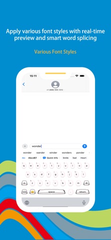 Wonder Font - Cool Fonts iPhone screenshot