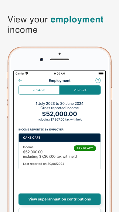 Australian Taxation Office Screenshot