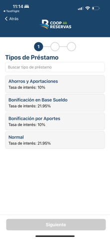 CoopReservas screenshot