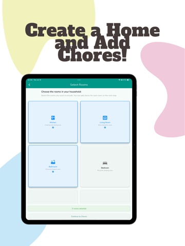 Besties Chore Tracker iPad screenshot