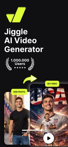 Jiggle - AI Dance Generator iPhone screenshot 1