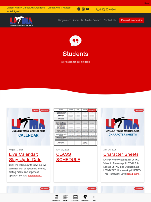 Screenshot #6 pour Lincoln Family Martial Arts