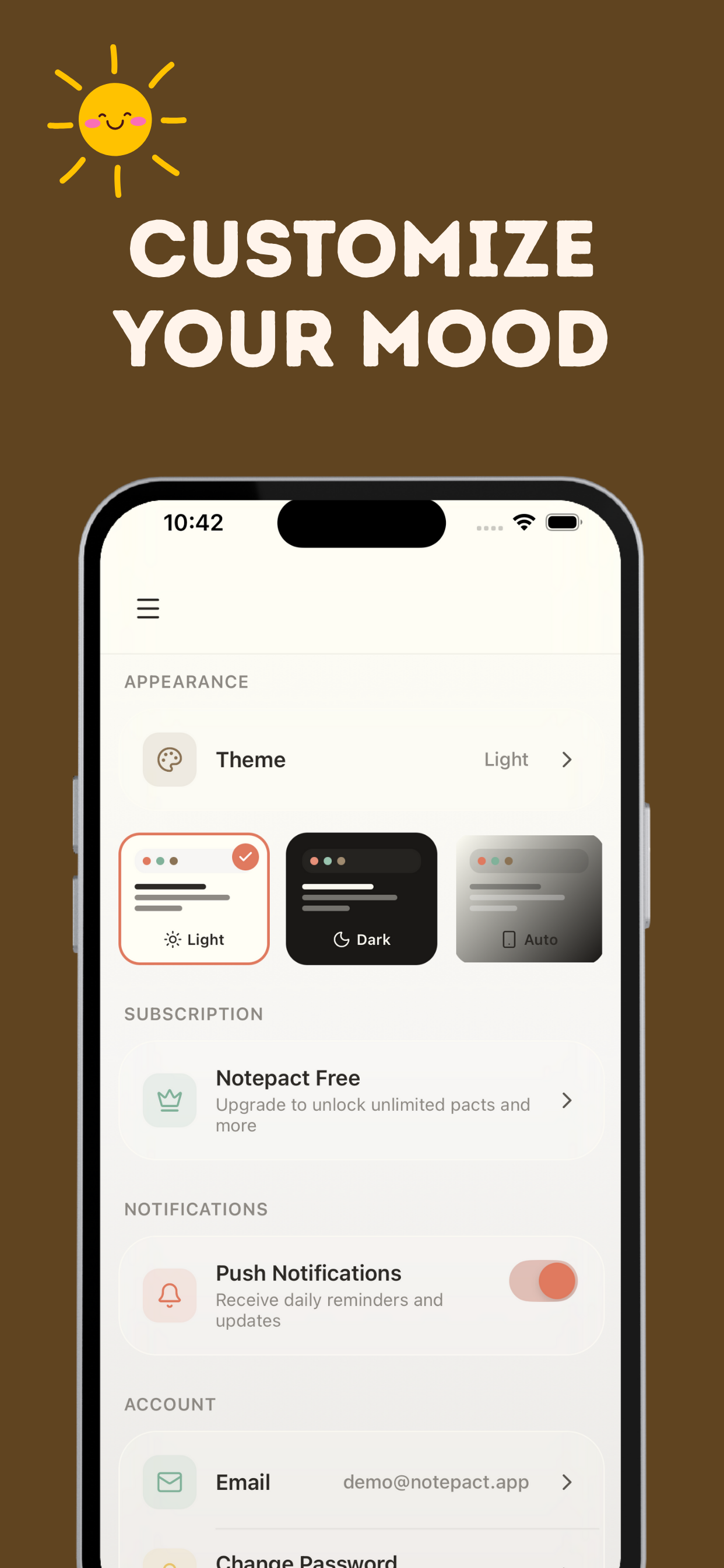Notepact - Keep Your Promises screenshot 8