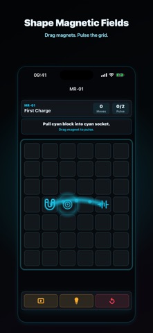 Flux Relay: Magnet Puzzle iPhone screenshot