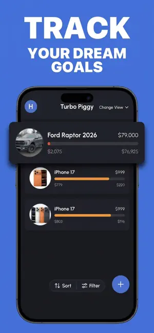 Turbo Piggy: Savings goal screenshot 1