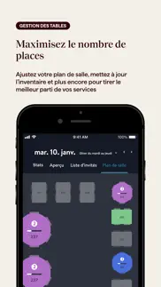 opentable pour les restaurants iPhone Captures Décran 1