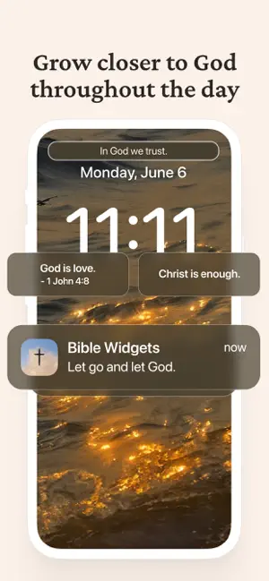 Bible Widgets: Verses & Prayer iPhone screenshot 1