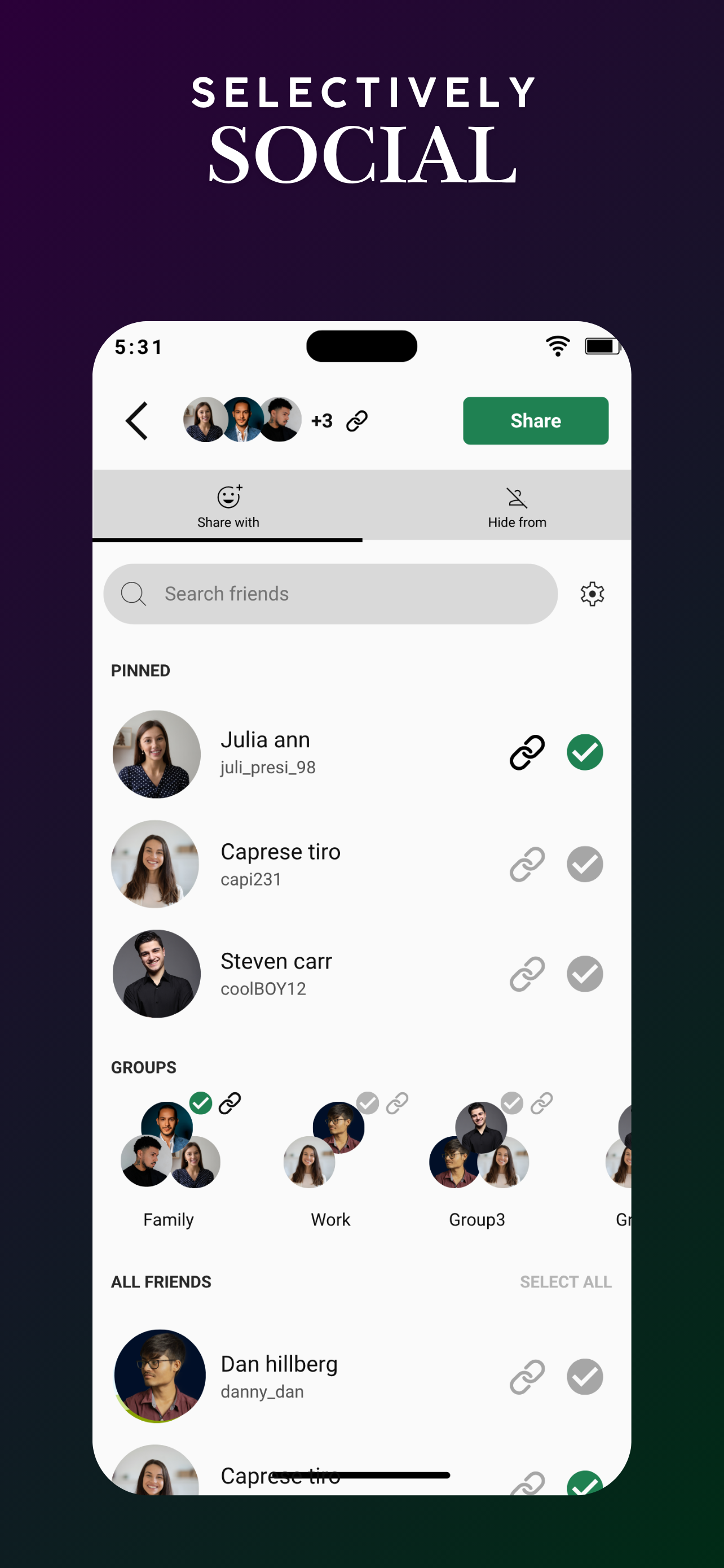 Alive - Selectively social screenshot 3