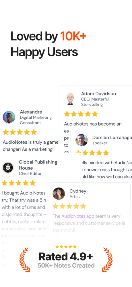 Audionotes: Audio Notes AI screenshot 10