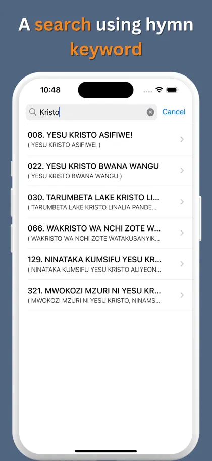 Screenshot 6 von 6 zu Nyimbo Za Wokovu