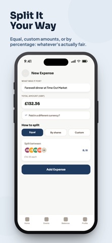 Splitr: Split Group Expenses Screenshot 2 of 8