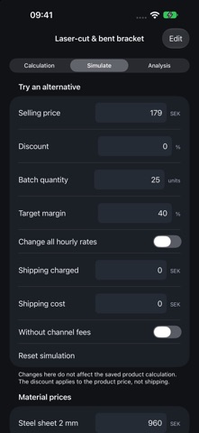 MakeCost screenshot 4