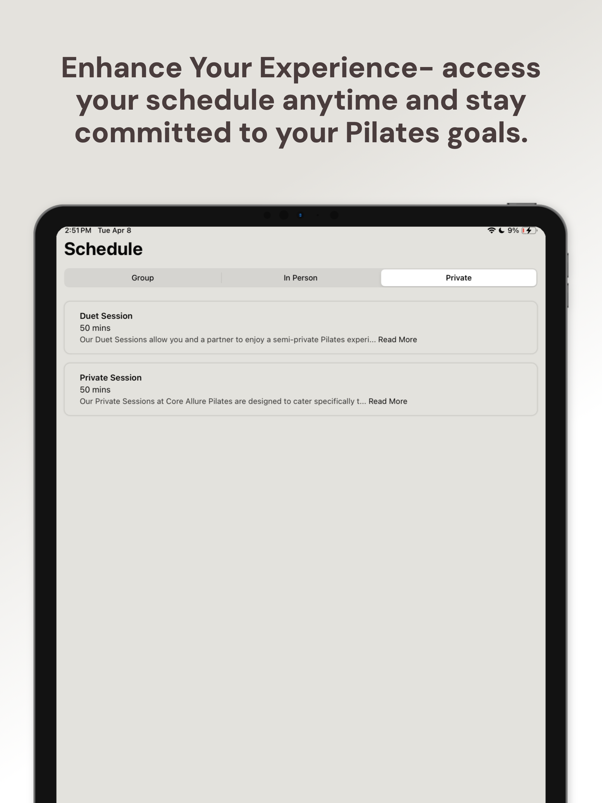 Core Allure Pilates screenshot 11