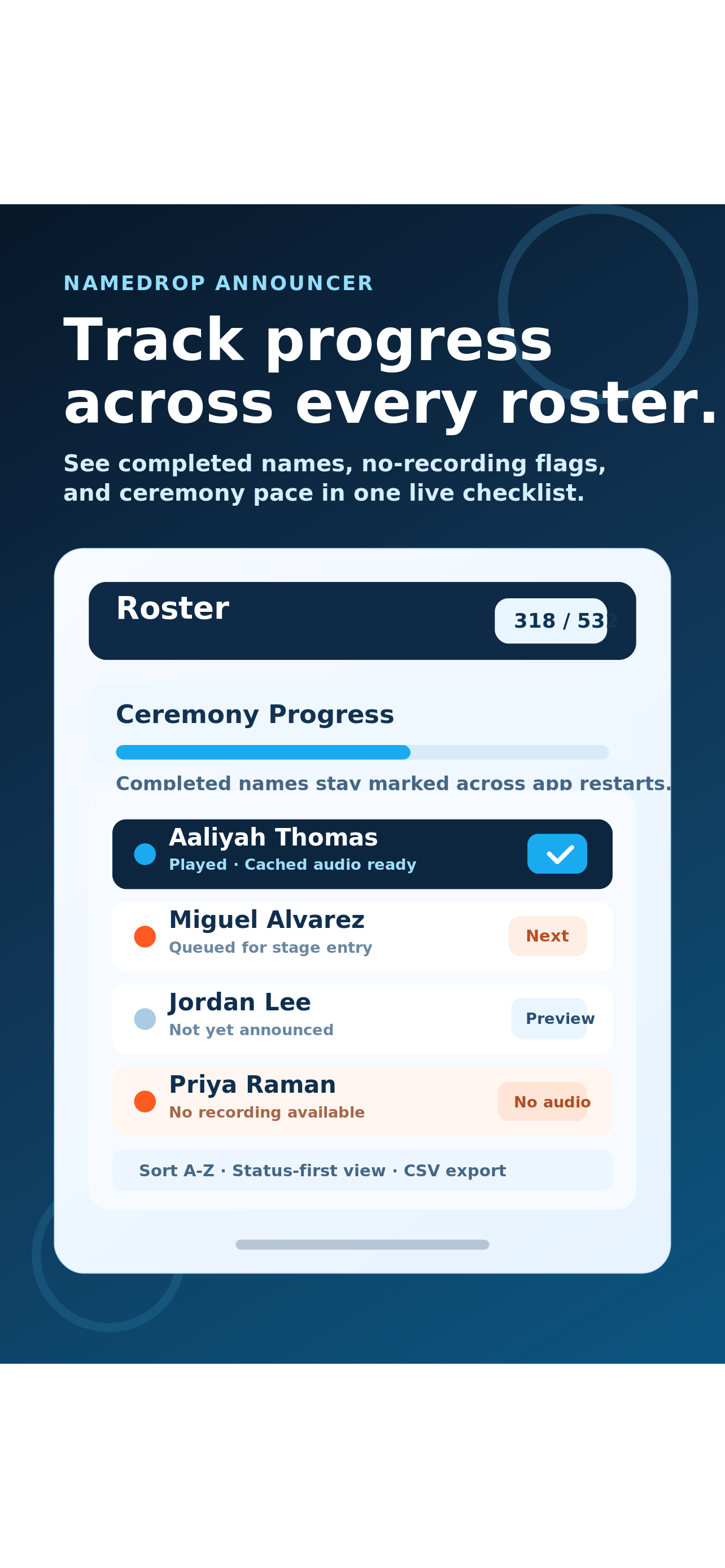 NameDrop Announcer screenshot 2