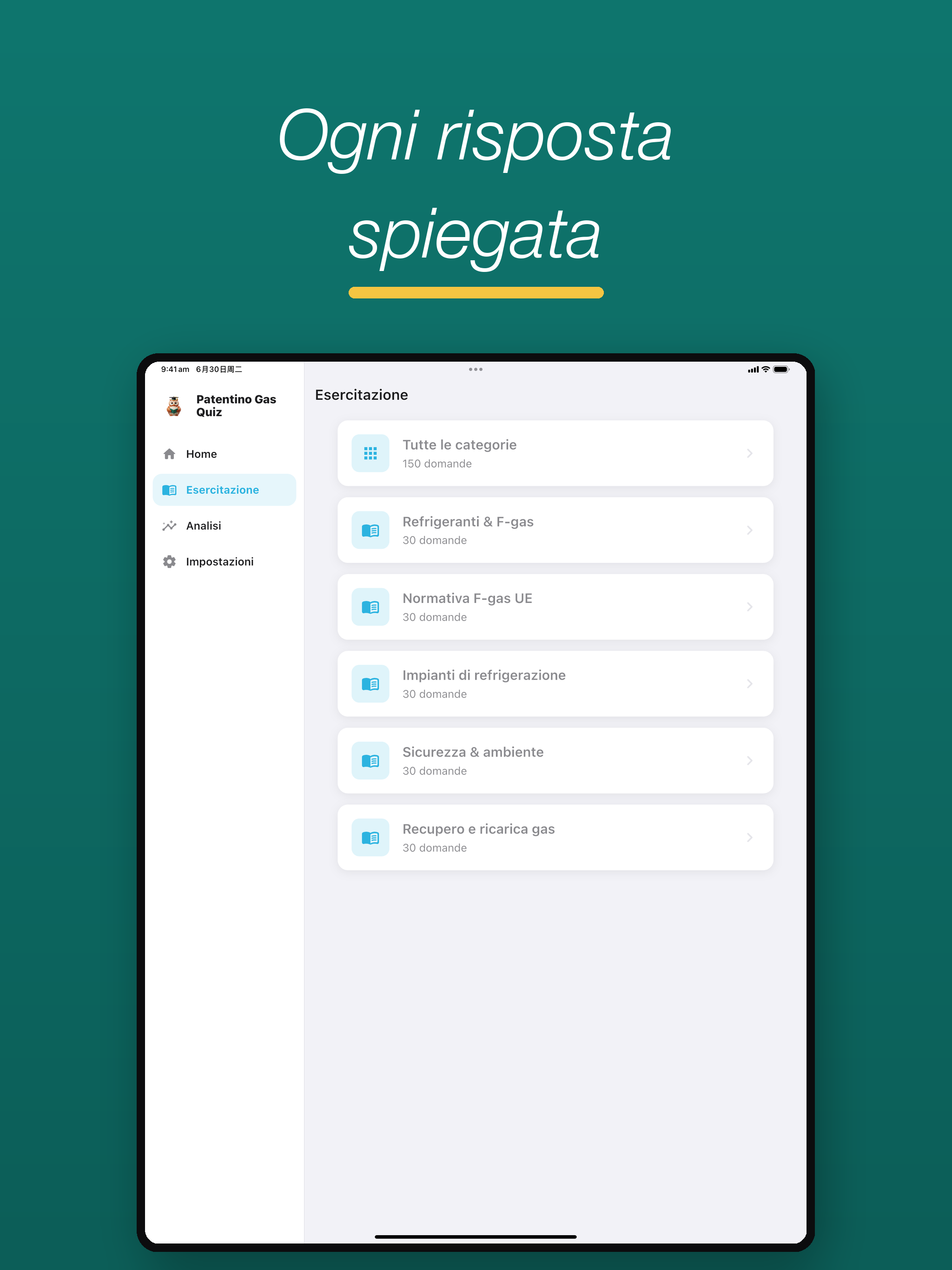 Patentino Gas Quiz screenshot 9