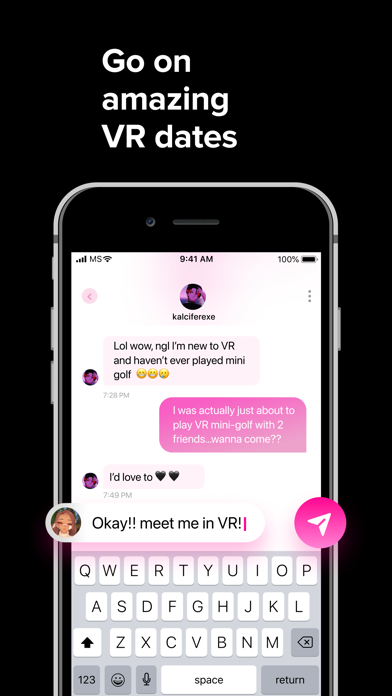 Nevermet - VR Dating Metaverse Screenshot