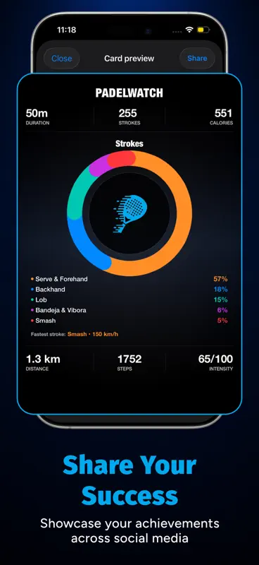PadelWatch: Placar e Golpes screenshot 5 of 9