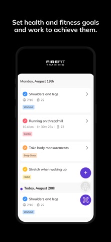 FIRE Fit Training screenshot
