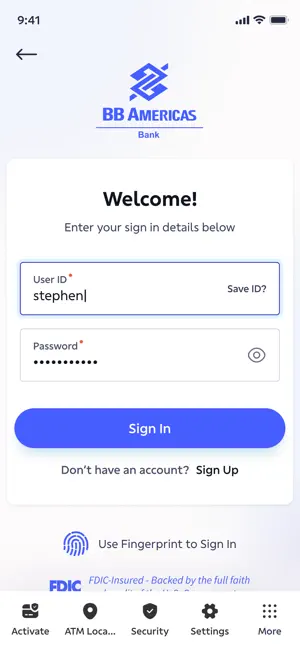 BB Americas Bank Prepaid Card screenshot 3