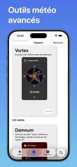 Capture d'écran de Météo Bot: Alertes Et Radar sur iPhone 6