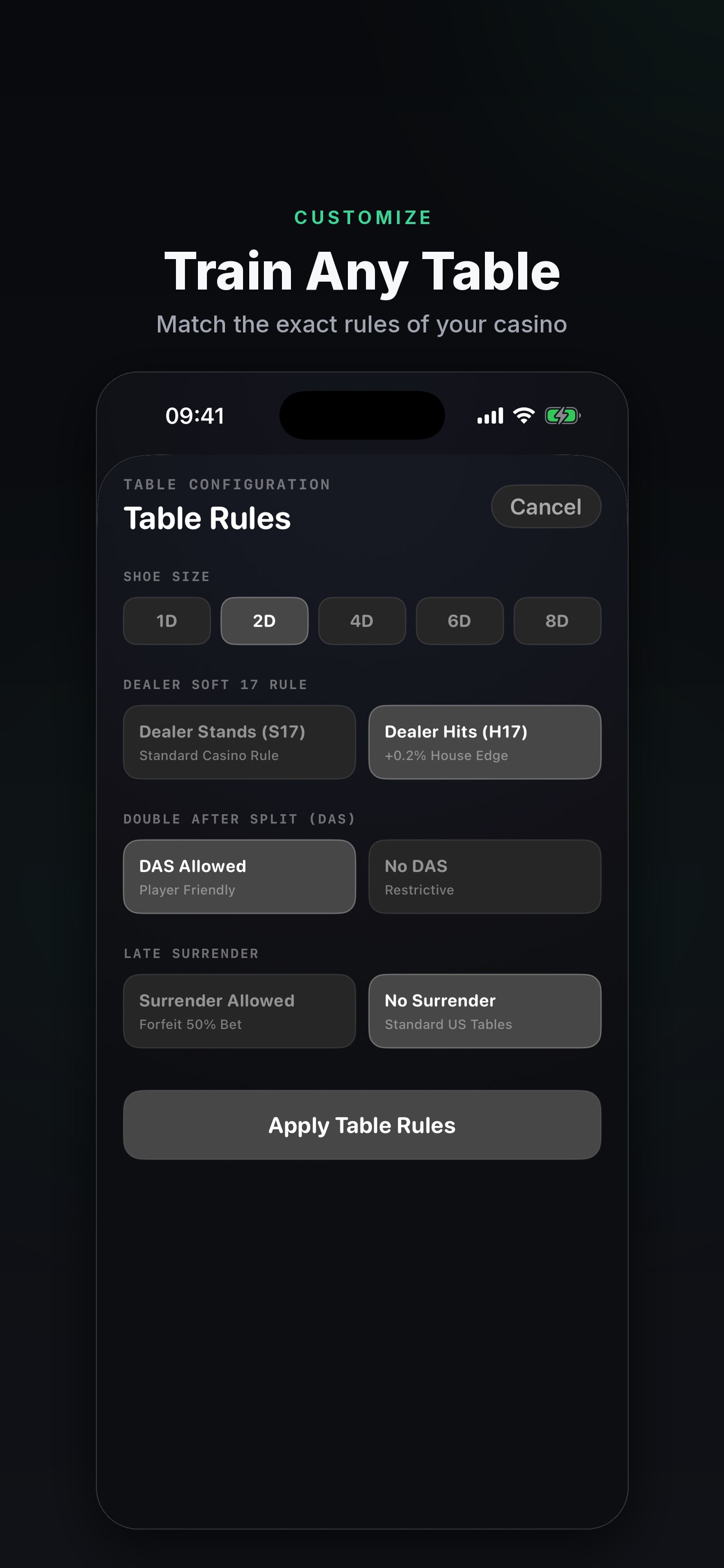 Screenshot 3 of Optimal: Blackjack Coach