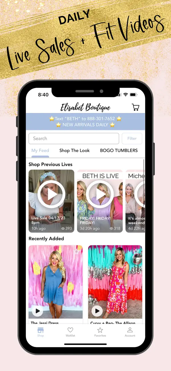 Screenshot #1 pour Elisabet Boutique