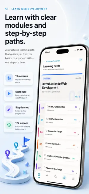Learn Web Development Offline screenshot 2