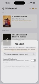 Witbound: Audiobook Read-Along screenshot