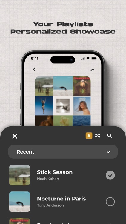 MuCase - Custom Music Widget screenshot-3