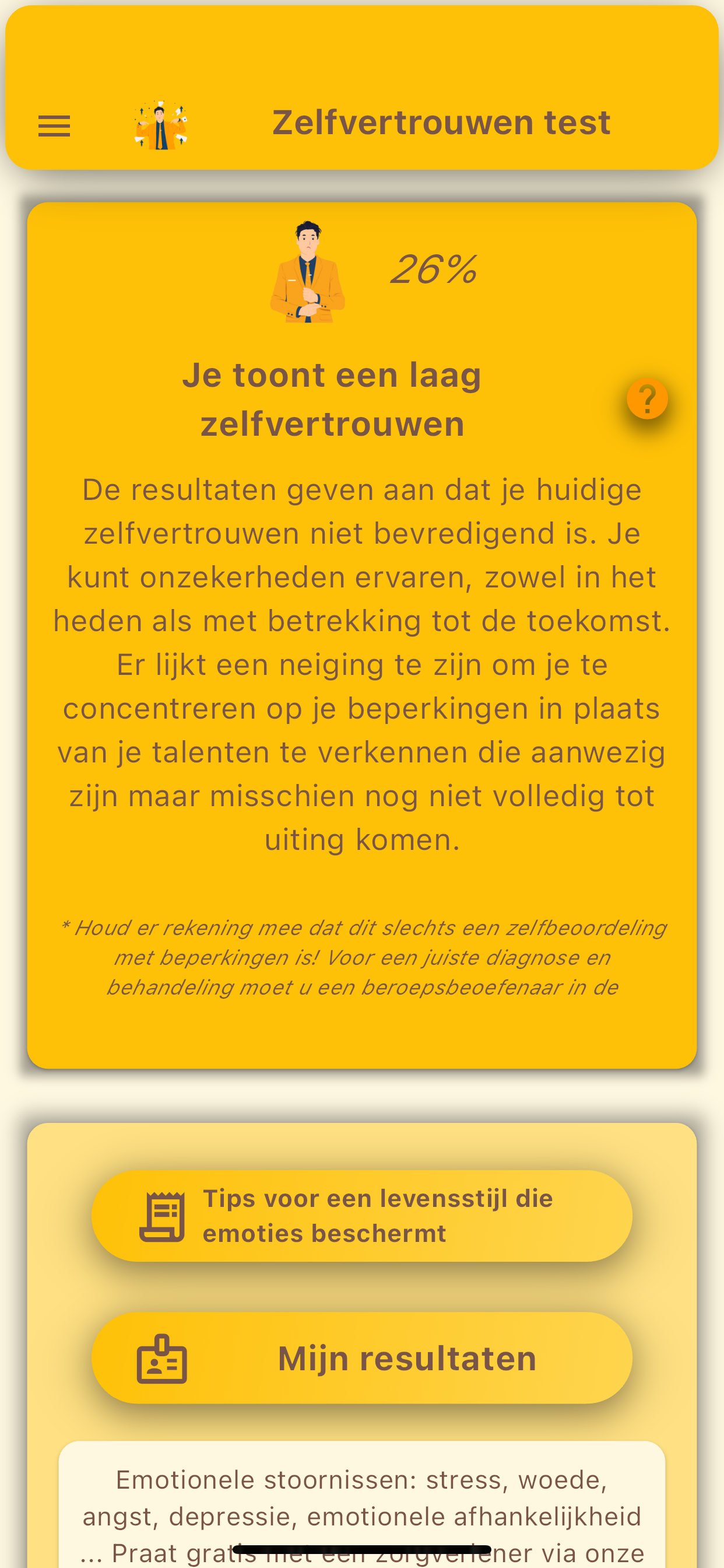 Zelfvertrouwen