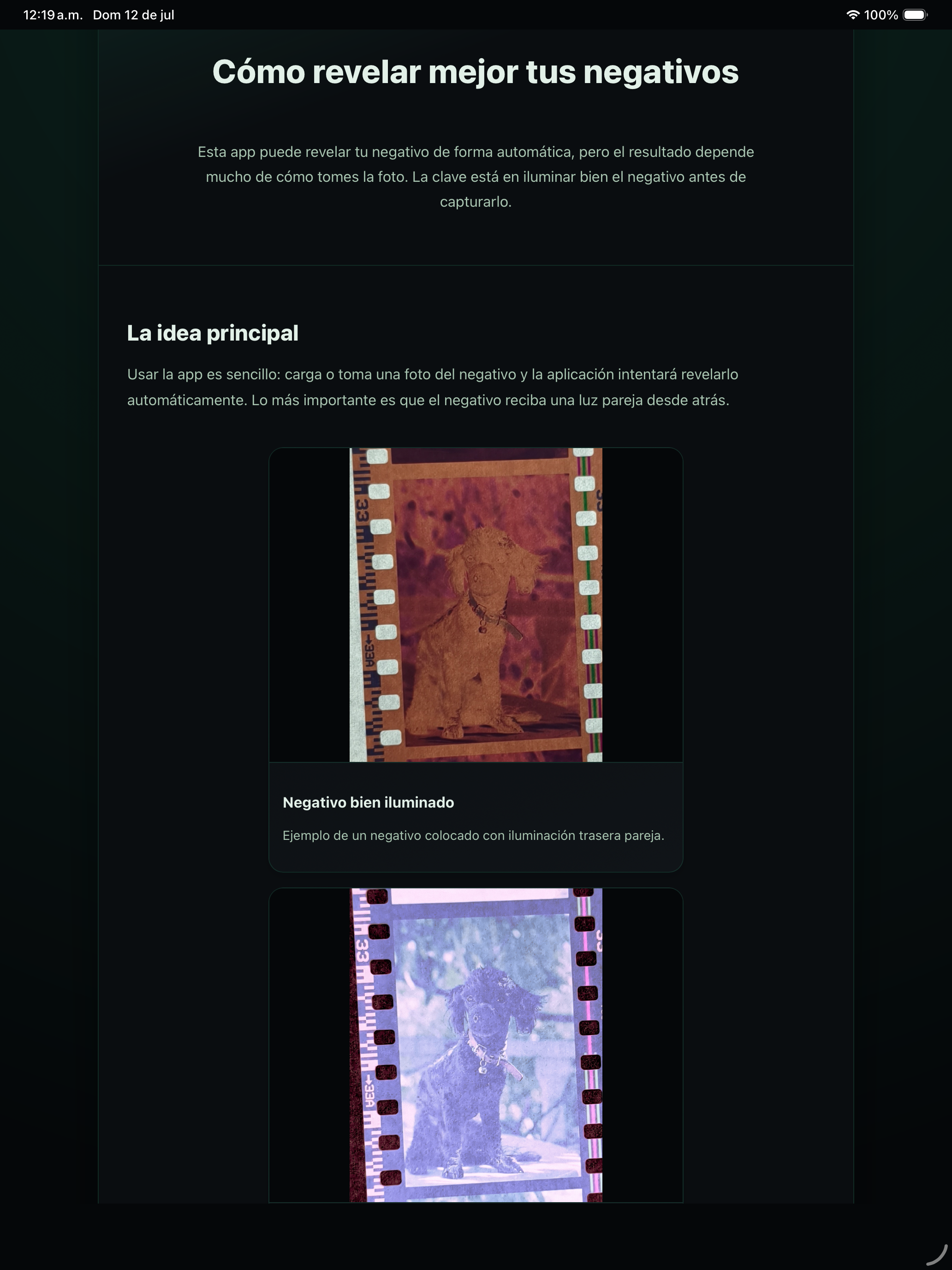 Revelado Virtual screenshot 9