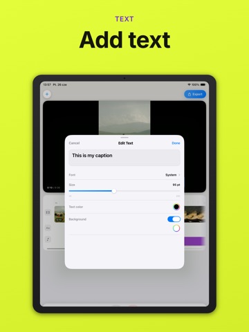 Merge Videos: Video Editor iPad screenshot