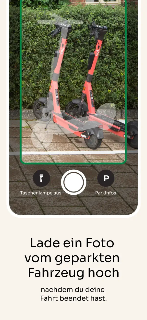 Voi – E-Scooter & E-Bikes iPhone App Screenshot 5 – Reisen