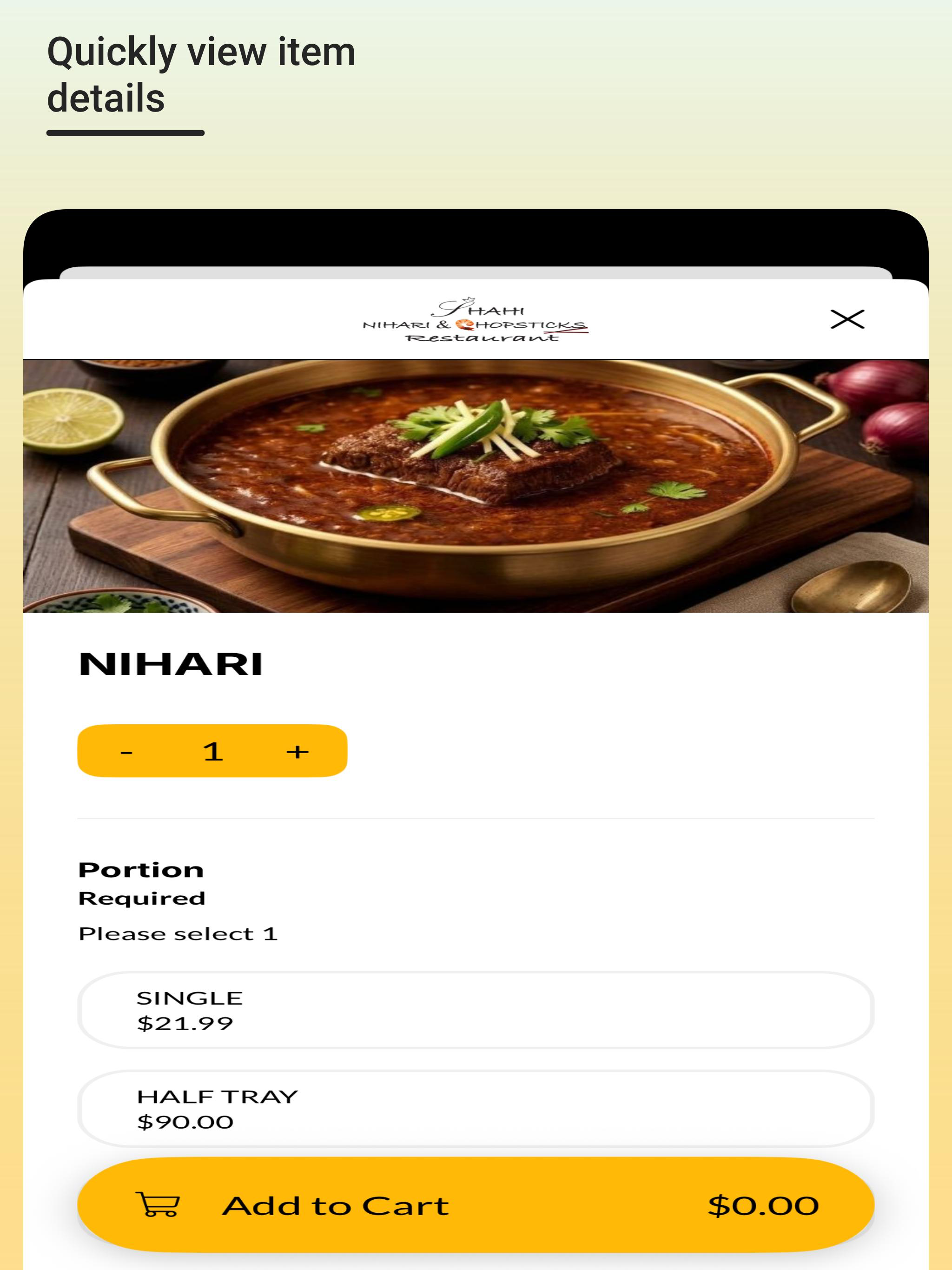 Shahi Nihari and Chopsticks screenshot 12