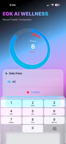 EGK AI Wellness Com screenshot
