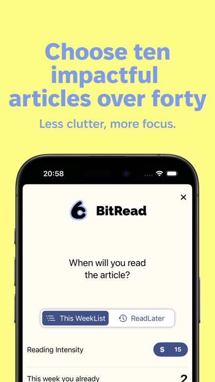 BitRead: ReadLater for growth screenshot-5
