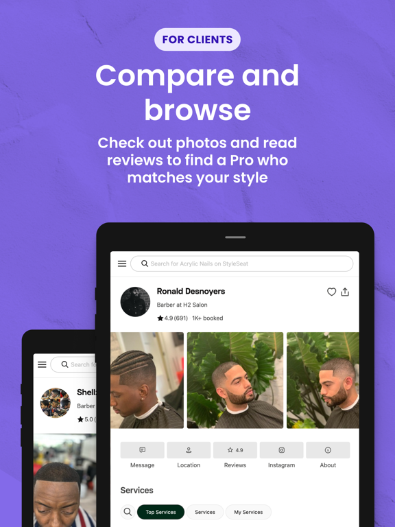 StyleSeat - Salon Appointments iPad screenshot 5 - Lifestyle app