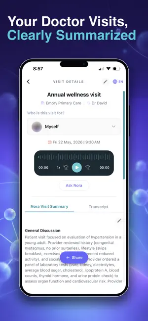 AlignCare: Doctor Visit Notes screenshot 1