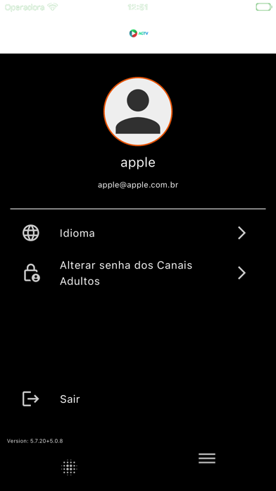 ITINGATV app screenshot
