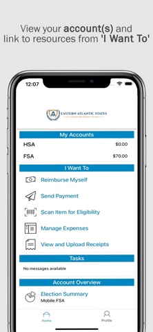 EAS Carpenters Fund HRA iPhone screenshot