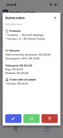 Fechou a Conta screenshot