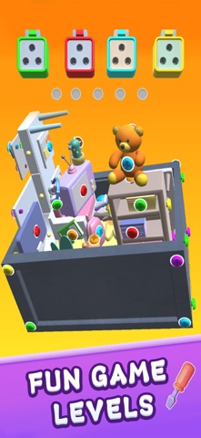 UnScrewJampuzzlesort3d iPhone screenshot