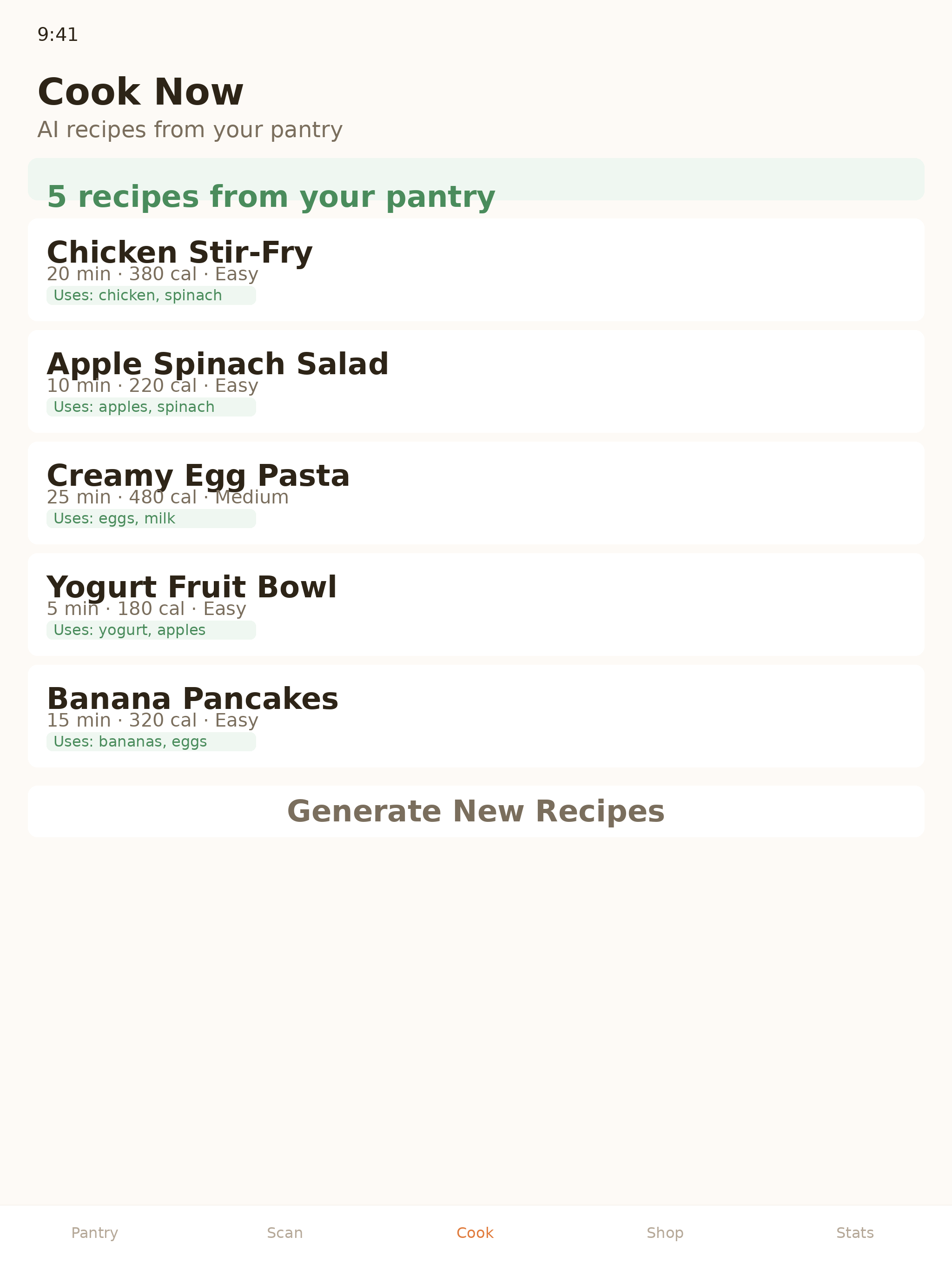 Smart Pantry - AI Kitchen