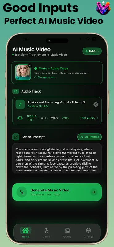 Vidsona AI - Music Video Maker screenshot 5 of 7