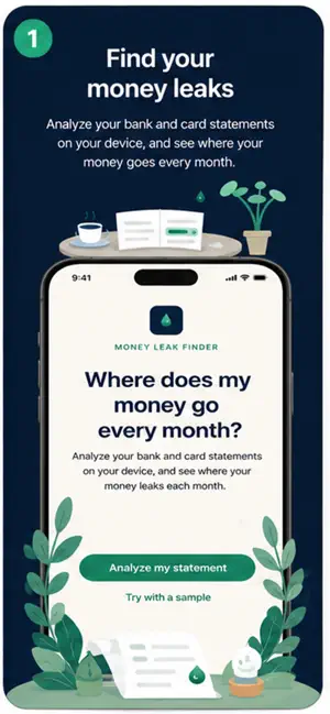 Money Leak Finder screenshot 1