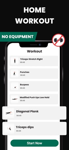 Daily Arm Workout at Home iPhone screenshot