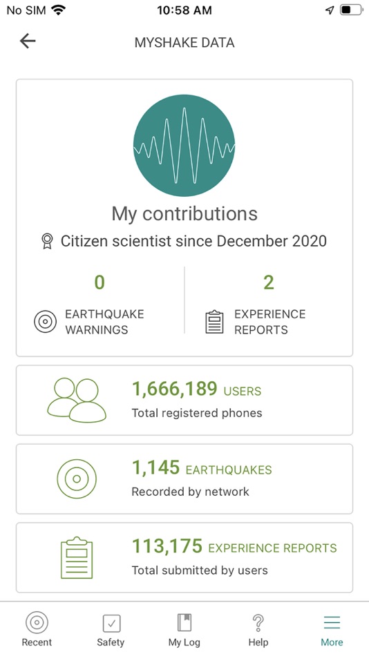 #4. MyShake Earthquake Alerts (iOS) By: University of California, Berkeley