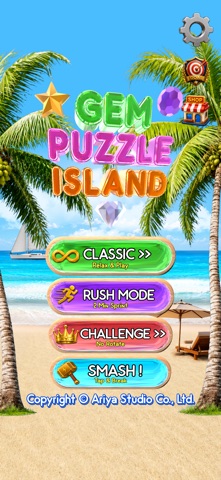 Gem Puzzle Island iPhone screenshot